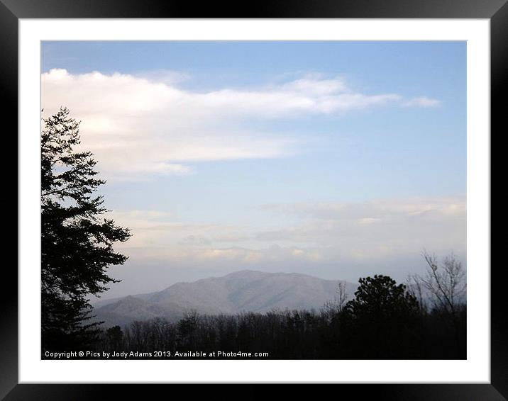 A Mountain in Tennesse Framed Mounted Print by Pics by Jody Adams