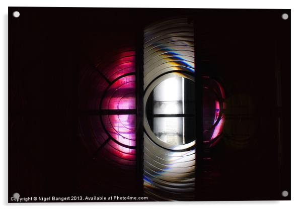 The Old Lighthouse Lens Acrylic by Nigel Bangert