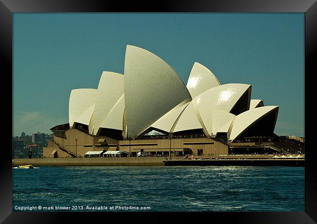 Sydney Opera House Framed Print by mark blower