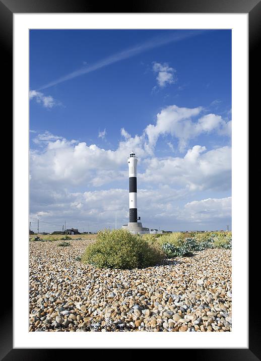 Dungeness Lighthouse Framed Mounted Print by Nigel Bangert