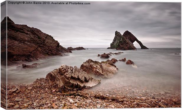 Bow Fiddle Rock Canvas Print by John Barrie
