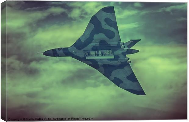 Vulcan Bomber Canvas Print by Keith Cullis