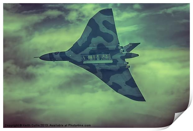 Vulcan Bomber Print by Keith Cullis