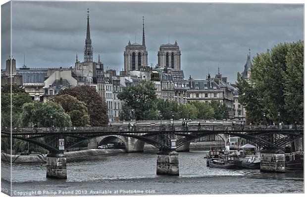 Notre Dame Paris Canvas Print by Philip Pound