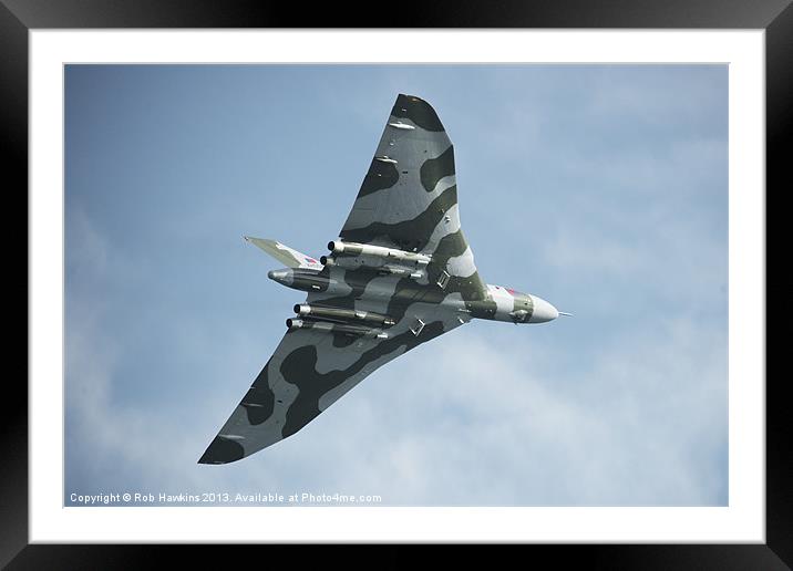 The Mighty Vulcan Framed Mounted Print by Rob Hawkins