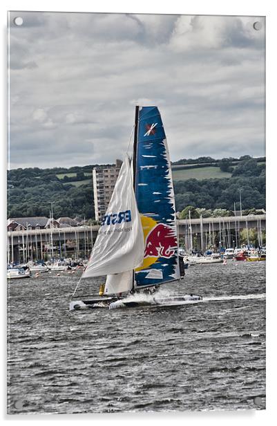 Extreme 40 Team Red Bull Acrylic by Steve Purnell
