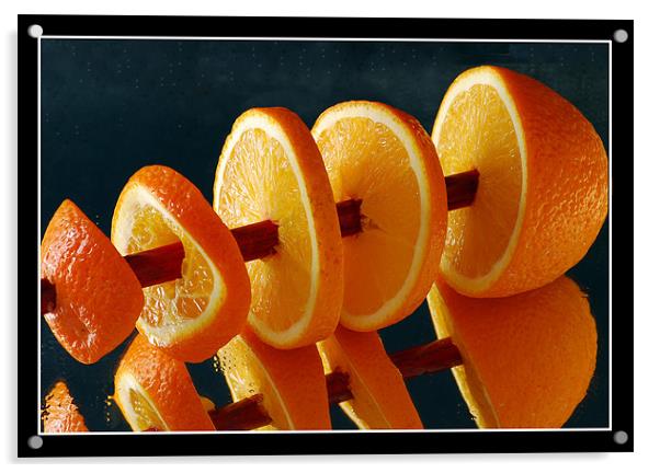 Orange Acrylic by Art Magdaluyo
