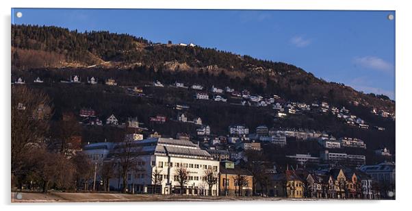 Bergen street Acrylic by John Boekee