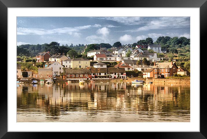 Cockwood Harbour Devon  Framed Mounted Print by Anthony Michael 