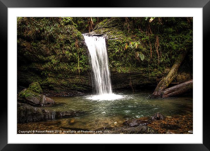 San Diego Falls Framed Mounted Print by Robert Pettitt