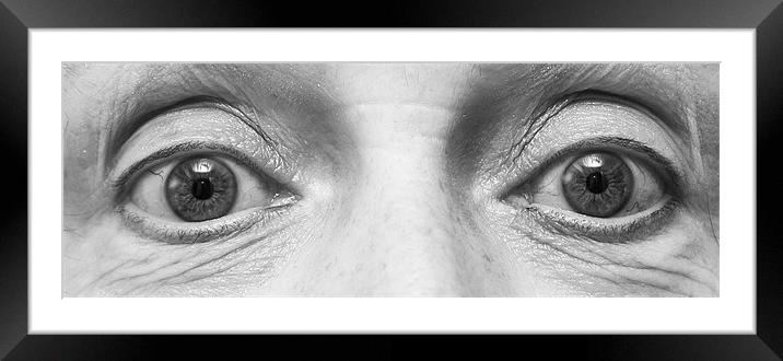 What Are You Looking At? Framed Mounted Print by Nigel Jones