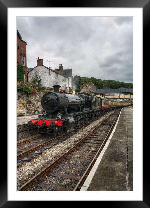 Steam Train Framed Mounted Print by Ian Mitchell