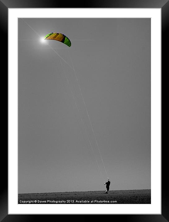 On My Own Framed Mounted Print by Daves Photography