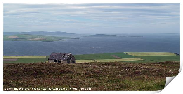 Wide Firth Print by Steven Watson