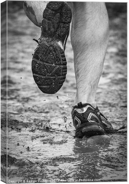 Run for Home Canvas Print by George Davidson