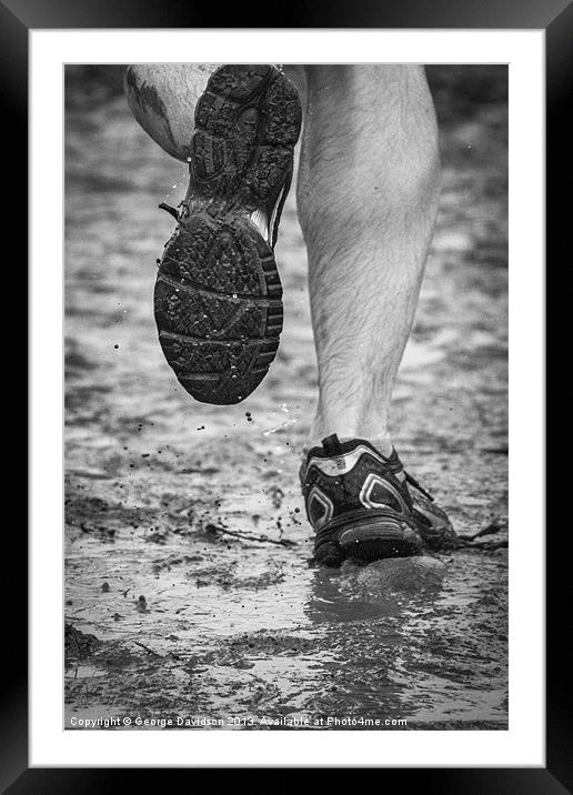 Run for Home Framed Mounted Print by George Davidson