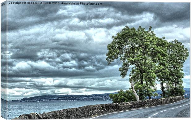 Beautiful Rothesay Canvas Print by HELEN PARKER
