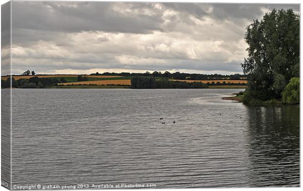 Pitsford Water Canvas Print by graham young