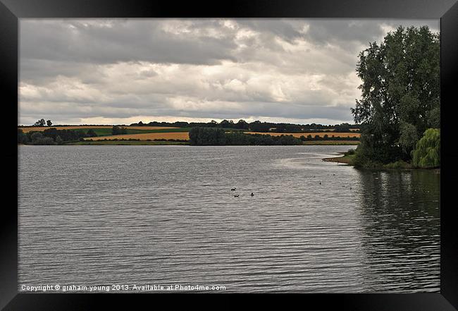 Pitsford Water Framed Print by graham young