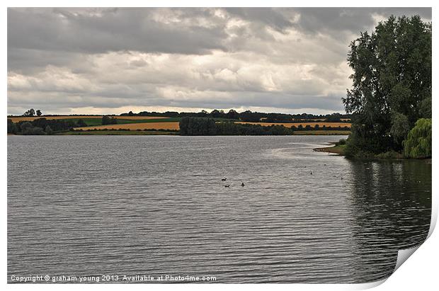 Pitsford Water Print by graham young