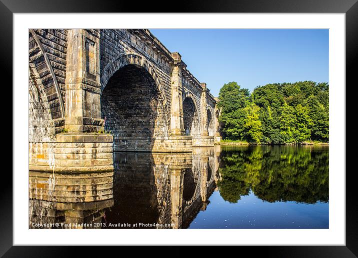 Lancaster Aqueduct Framed Mounted Print by Paul Madden