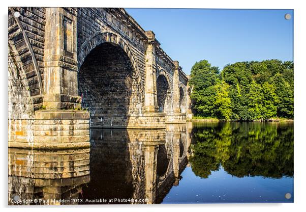Lancaster Aqueduct Acrylic by Paul Madden