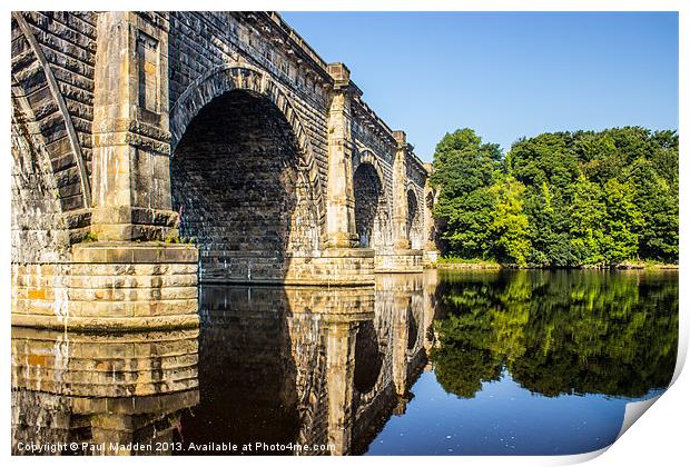 Lancaster Aqueduct Print by Paul Madden