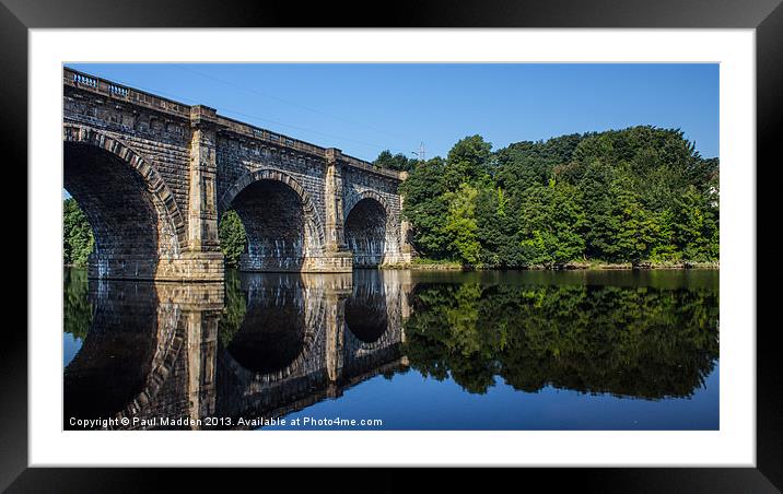 River Lune Aqueduct Framed Mounted Print by Paul Madden