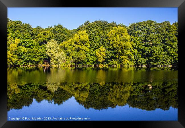 River Lune Reflections Framed Print by Paul Madden