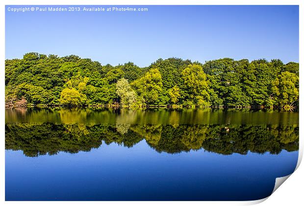 Reflections on the River Lune Print by Paul Madden