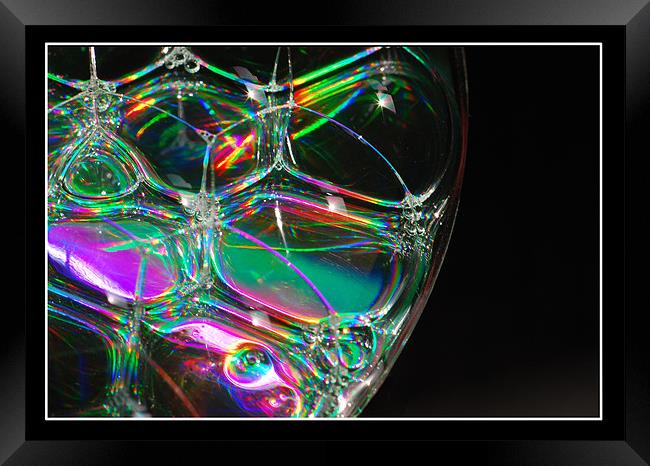Bubbles Framed Print by Art Magdaluyo