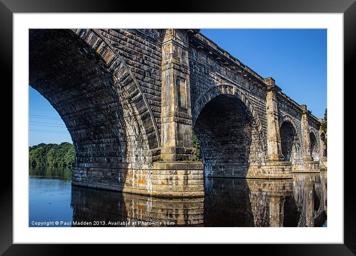 Aqueduct over the River Lune Framed Mounted Print by Paul Madden