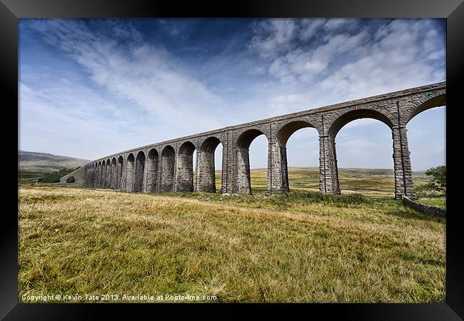Ribblehead viaduct Framed Print by Kevin Tate
