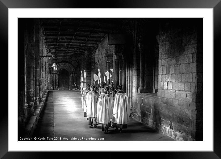 Durham Cathedral Choiristers Framed Mounted Print by Kevin Tate