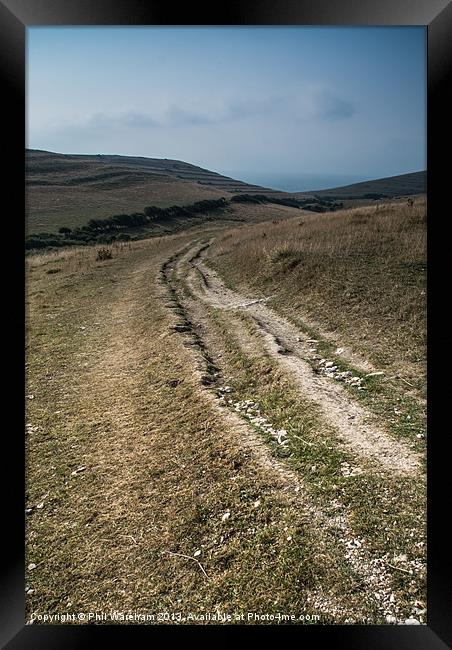 The way to Winspit Framed Print by Phil Wareham