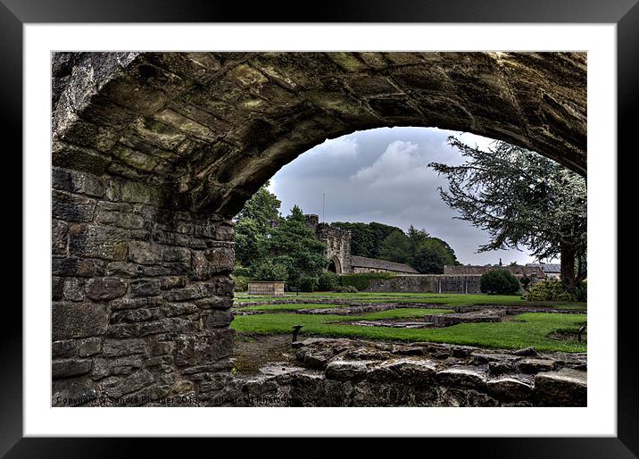 Whalley Abbey Framed Mounted Print by Sandra Pledger