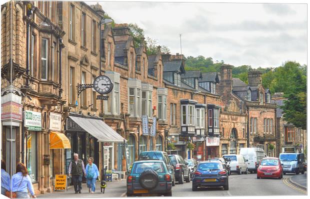 Dale Road - Matlock Canvas Print by Sarah Couzens