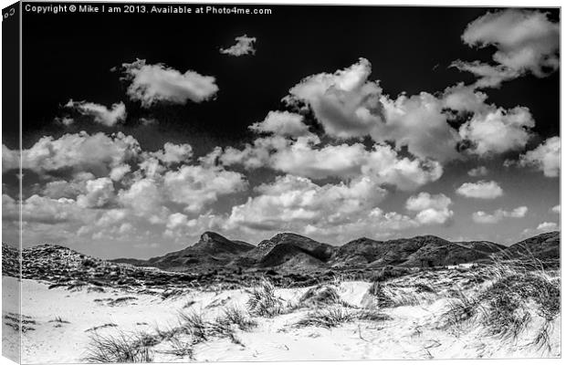 Calblanque in mono Canvas Print by Thanet Photos