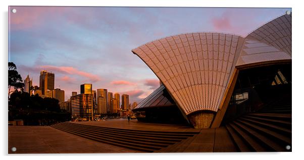 Sydney Opera house Acrylic by peter tachauer
