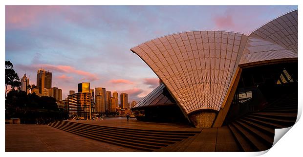 Sydney Opera house Print by peter tachauer