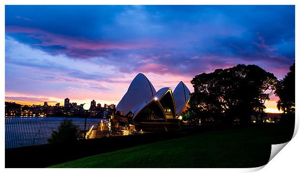 Sydney Opera House Print by peter tachauer