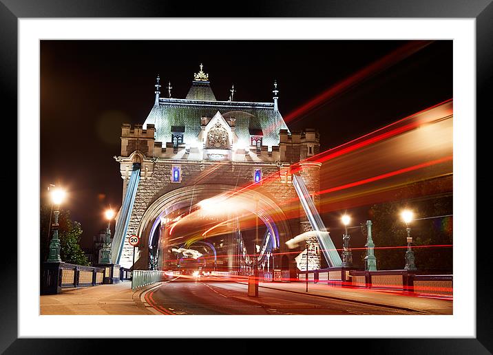 Tower Bridge in London Framed Mounted Print by Simon West
