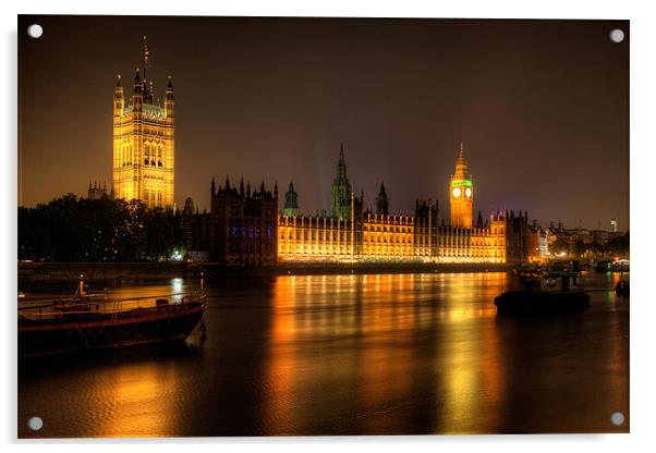 Houses of Parliament Acrylic by Simon West
