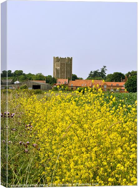 Orford Castle Canvas Print by graham young