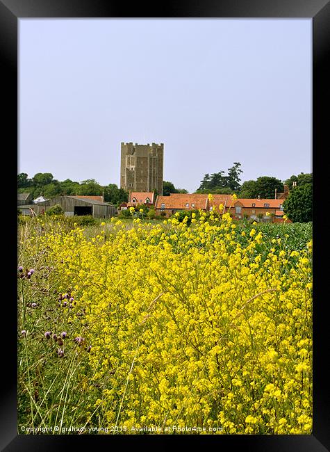Orford Castle Framed Print by graham young