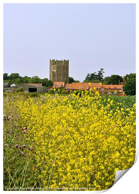 Orford Castle Print by graham young