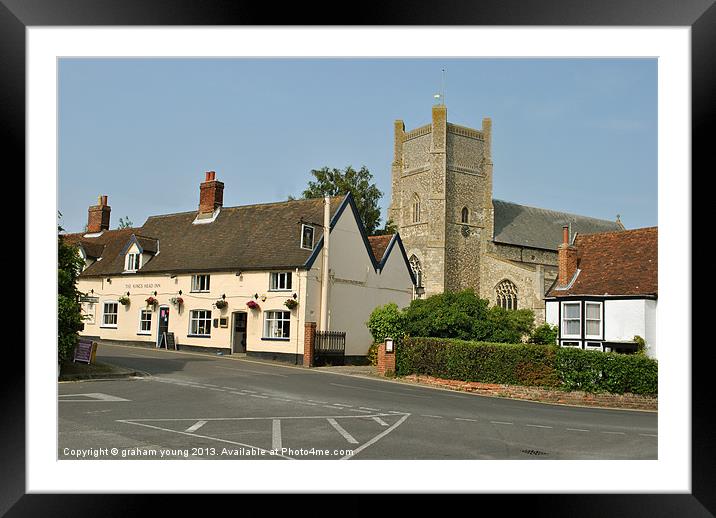 St Bartholomews Church, Orford Framed Mounted Print by graham young