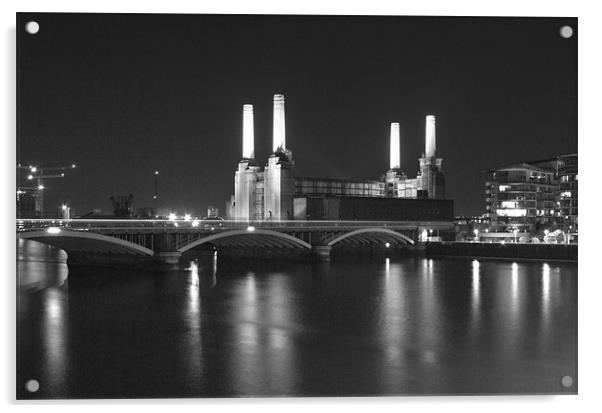Battersea Power Station London Acrylic by David French