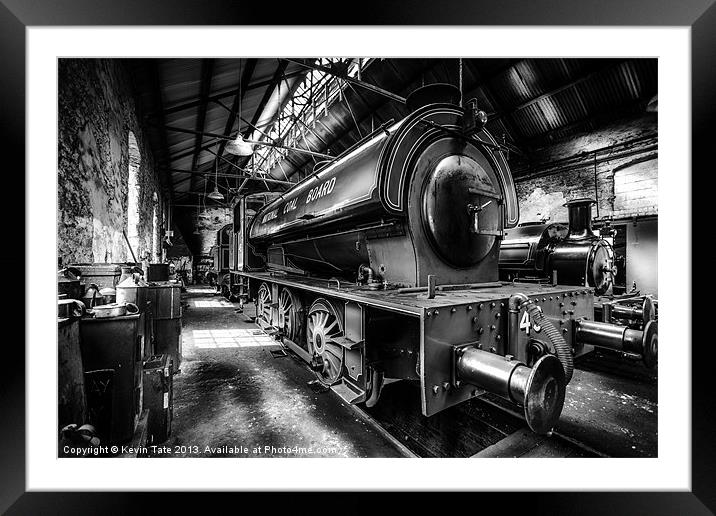 Steam Engine NCB No. 49 Framed Mounted Print by Kevin Tate