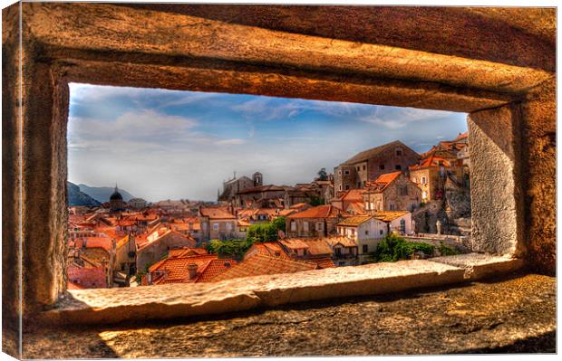 Dubrovnik old town Canvas Print by Leighton Collins